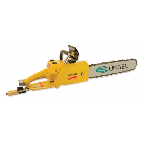 Series 5 1026, 5 1027, 5 1028 and 5 1029 Pneumatic chain saw with brake